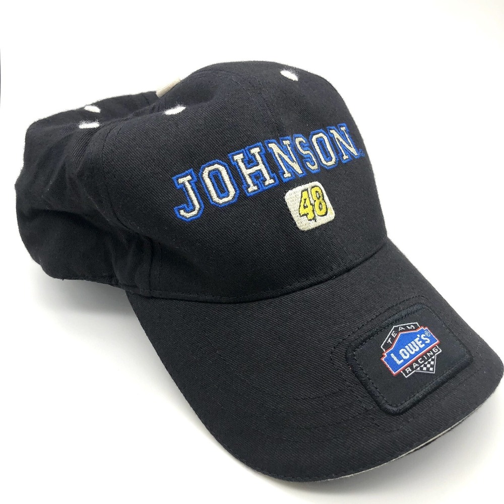 Winner's Circle Jimmie Johnson Baseball Hat Cap Lowes Team Racing Adjustable EUC